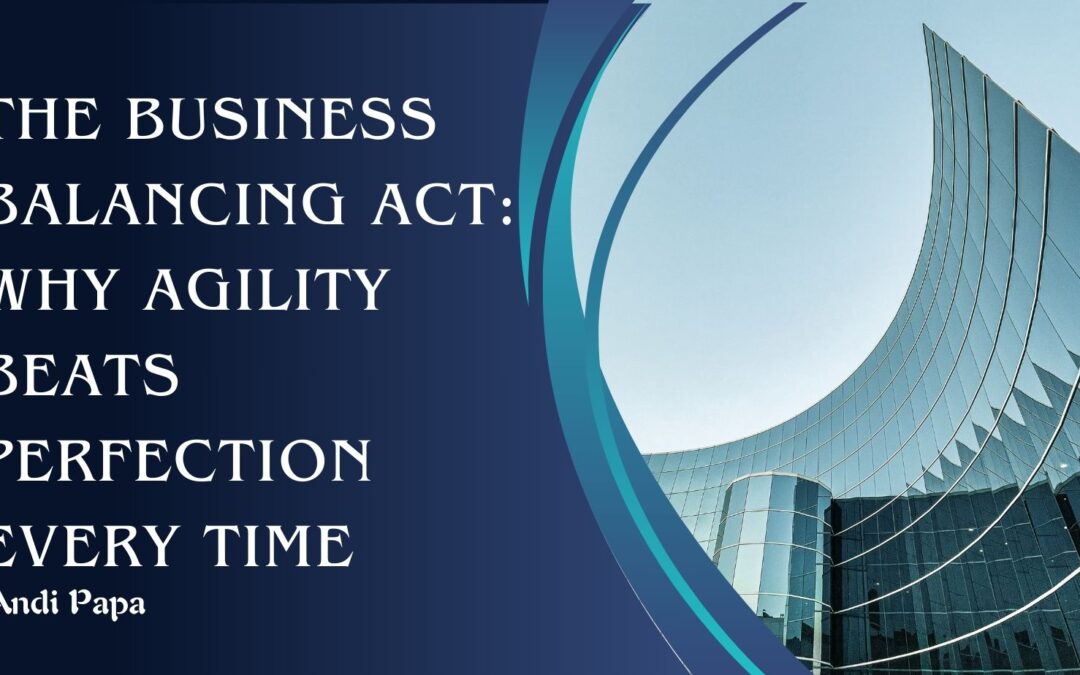 The Business Balancing Act: Why Agility Beats Perfection Every Time